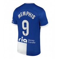 Pánský Fotbalový dres Atletico Madrid Memphis Depay #9 2023-24 Venkovní Krátký Rukáv
